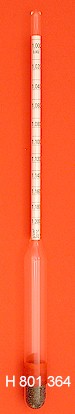 Amarell® Dichte-Aräometer, 1,400-1,600:0,002g/cm³, 280mm lang,  Bezugstemperatur 20°C